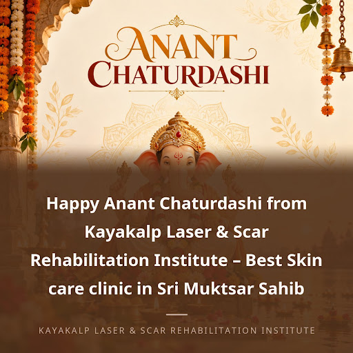 Happy Anant Chaturdashi from Kayakalp Laser & Scar Rehabilitation Institute – Best Skin care clin… post image