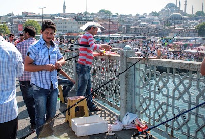 Galata Bridge - Karakoy modern city toilet