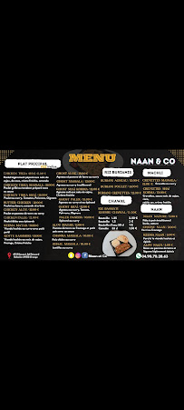 Menu Naan & co Page 1