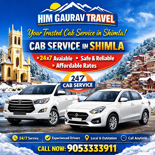 Looking for a dependable cab service in Shimla? Him Gaurav Travel offers comfortable, on-time rid… post image