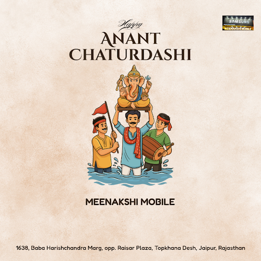 Get ready to celebrate Happy Ananta Chaturdashi with Meenakshi Mobile in Jaipur! Upgrade your pho… post image