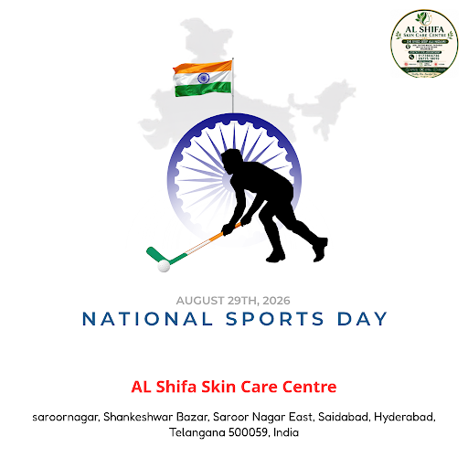 Celebrate National Sports Day by prioritizing your skin health. Visit AL Shifa Skin Care Centre f… post image