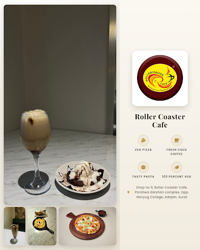 Enjoy delicious veg pizza at Roller Coaster Cafe, the perfect spot for tasty snacks and drinks. S… post image