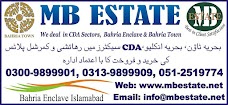 MB Estate & Builders Islamabad Bahria Enclave