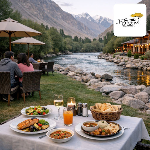 Imagine enjoying a warm meal by the riverside with snow-kissed mountains all around you. At Rangy… post image
