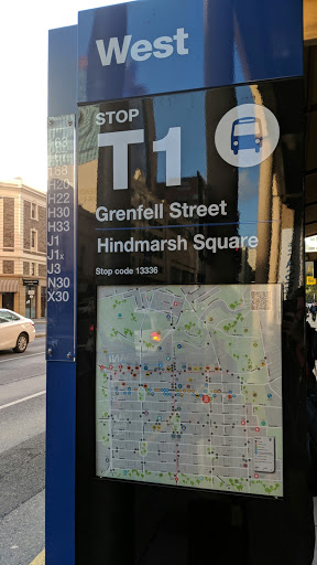 Stop T1 Grenfell St - South side - Thumbnail