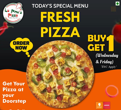 La Pino'z Pizza Pratap Nagar Jaipur
Get Your Pizza at Your D