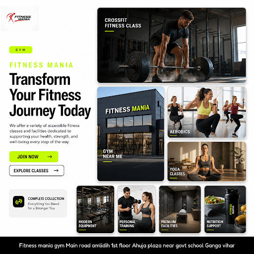 Join Fitness Mania for top-quality gym crossfit fitness classes, aerobics, yoga, and more. Visit… post image