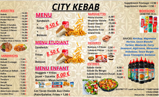 Photo 1 - CITY KEBAB AUTUN (EN FACE DE LA GARE)