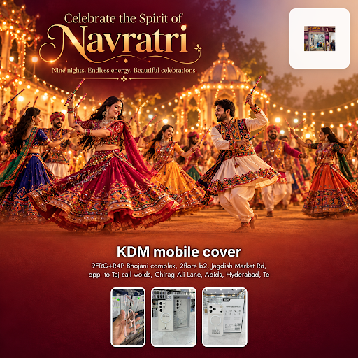 Celebrate Navratri 2026 with stylish custom mobile covers in Hyderabad at KDM Mobile Cover. Explo… post image