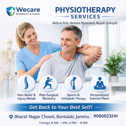Physiotherapy for pain relief,sports injury,  post surgical and stroke patients 
