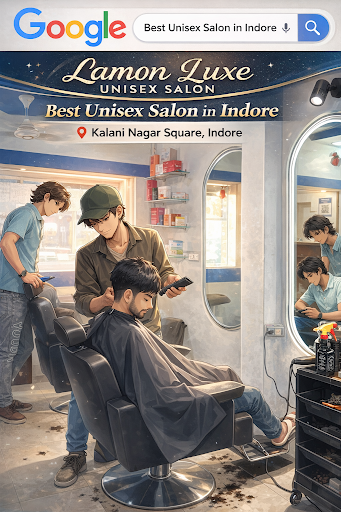 ✨ Lamon Luxe Unisex Salon – Best Unisex Salon in Indore ✨ post image