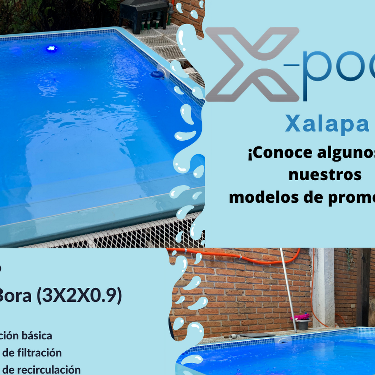 X-Pools USA - Xalapa - Piscinas prefabricadas de fibra de vidrio