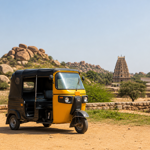 Planning a full-day Hampi tour and worried about local transport? Arjun Homestay in Kaddirampu, K… post image