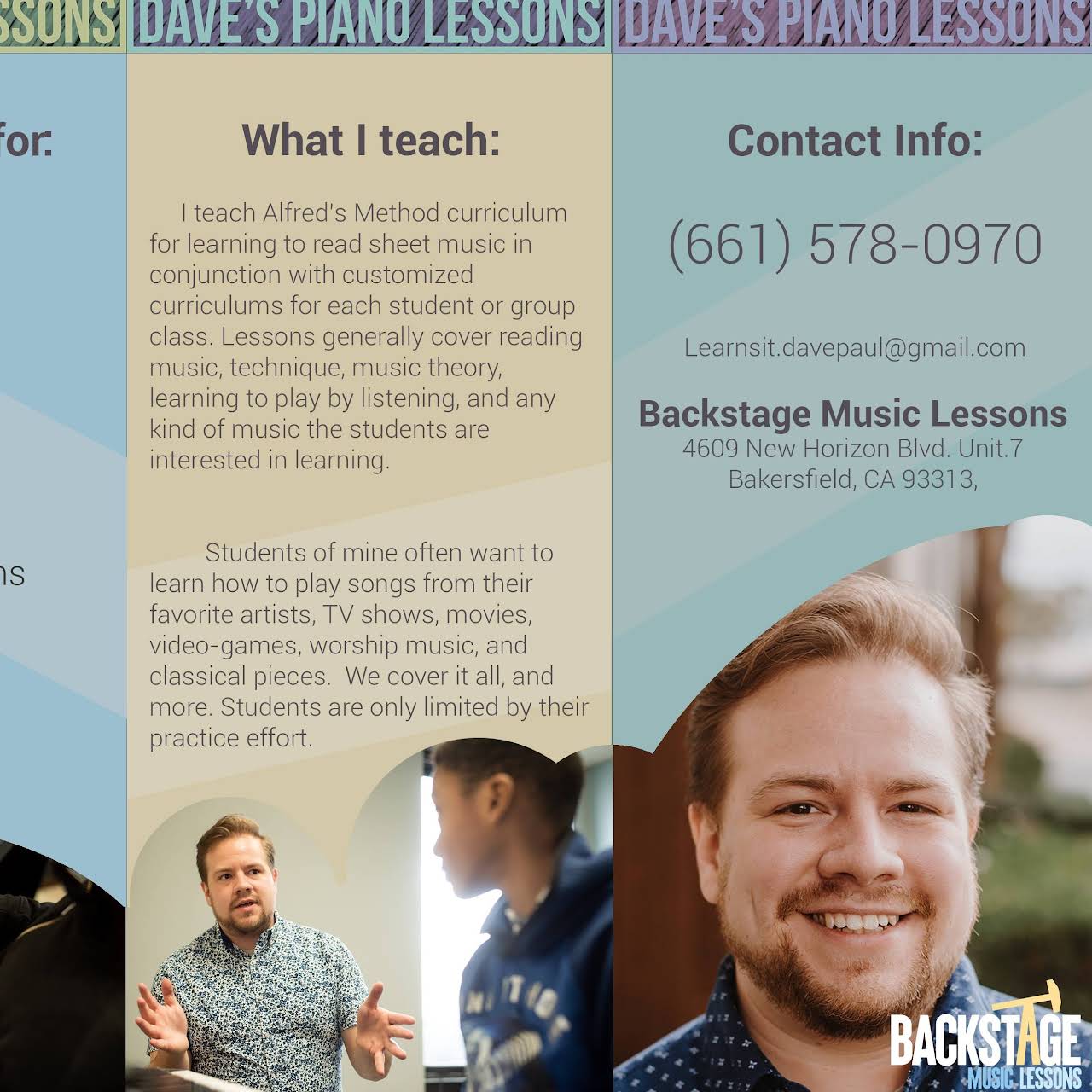 BackStage Music Lessons Music School in Bakersfield