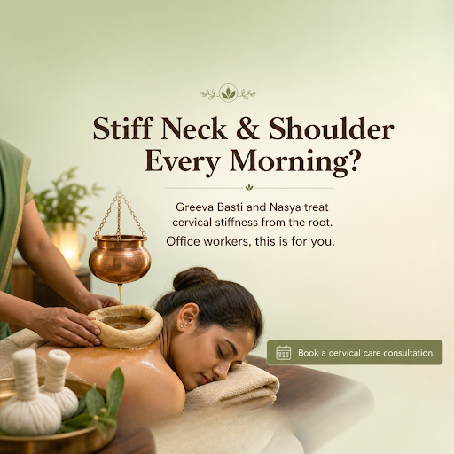 A stiff neck and shoulders every morning are common for those who work long hours at a desk. Gree… post image