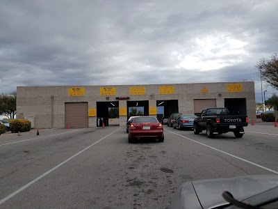 Photos of Vehicle Emissions Test Station
