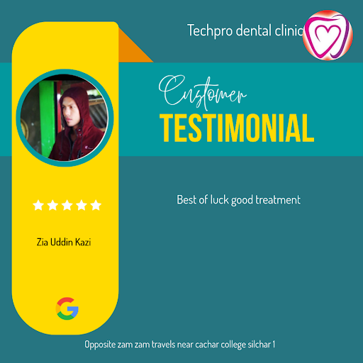 Zia Uddin Kazi had a fantastic experience at Techpro dental clinic in Silchar, where he received… post image
