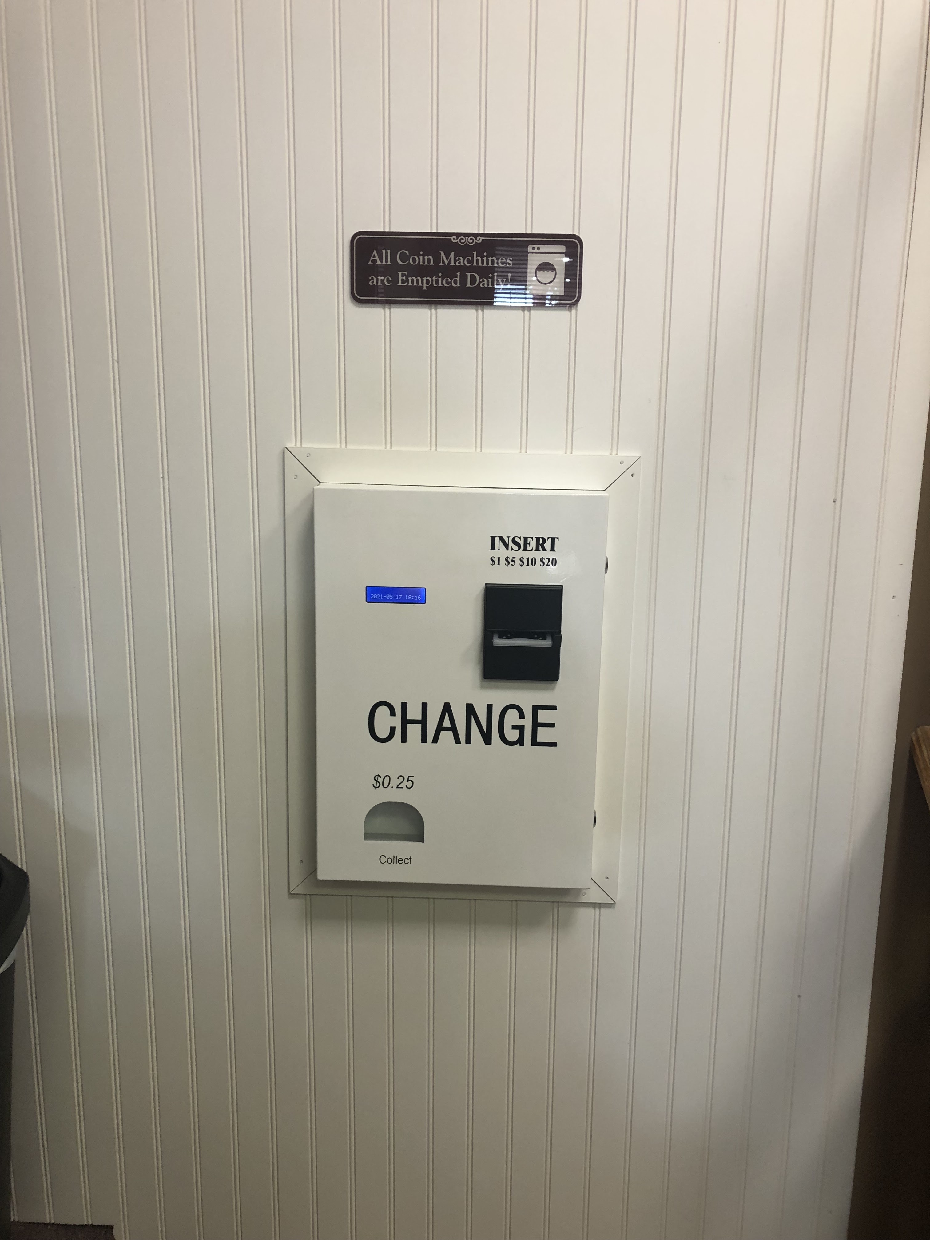 Self-service laundry at The Sparkling Laundry Lounge, Philipsburg, PA