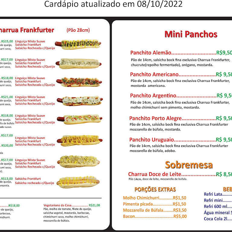 Hot Dogueria - Cardápio Hot Dogueria Formosa