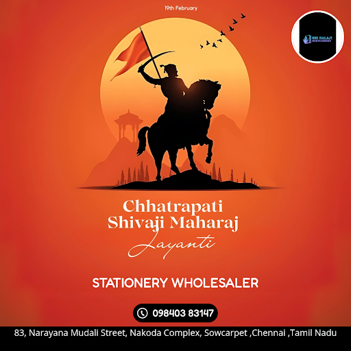 Celebrate Chhatrapati Shivaji Maharaj Jayanti with vibrant spirit! 🎉 Stock up on all your statio…