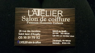 Photo n°1 de L' ATELIER à Saint-Jean-d'Angély (Salon de coiffure)