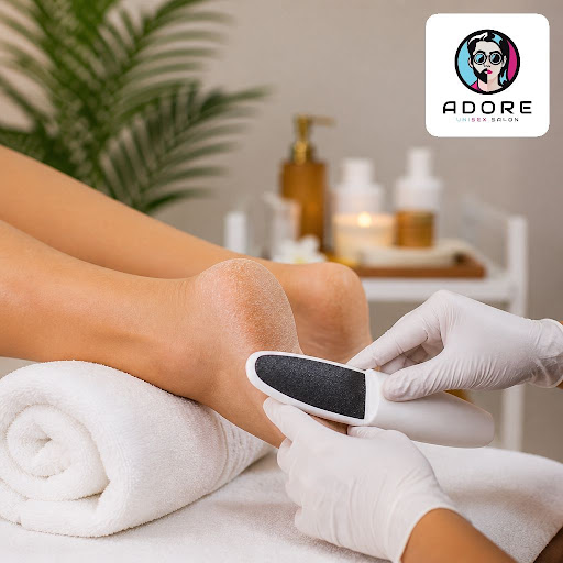 Struggling with cracked heels, rough soles or dry, tired feet? At Adore Unisex Salon and Aestheti…