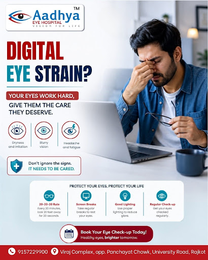 If you spend long hours on phones, computers, or other screens, your eyes may start feeling tired… post image