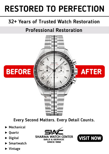 At Sharma Watch Center, we bring damaged and worn-out watches back to life with expert craftsmans… post image