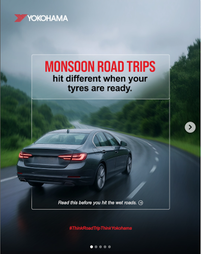 Monsoon drives hit different when your tyres aren’t second guessing every turn. post image