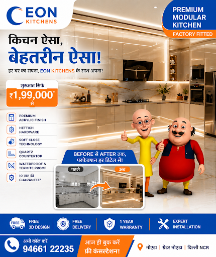 🏠 Premium Modular Kitchen in Noida | EON Kitchens post image