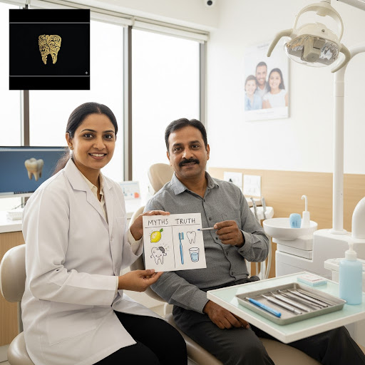 Think brushing hard whitens teeth faster? Or that you only need a dentist when you feel pain? The…