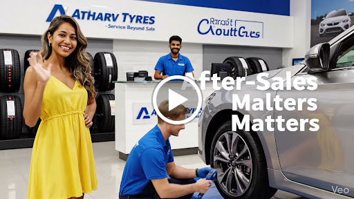 “Nitrogen tyre inflation at Atharv Tyres Balewadi for better grip, longer tyre life & safer drivi… post image
