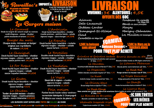 Photo 1 - Le Ravaillac's | Plats cuisinés | Brasserie & Burgers | sur place, emporté & livraison