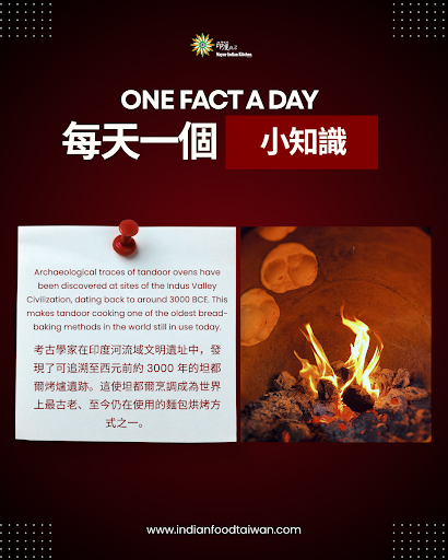 考古學家在印度河流域文明遺址中，發現了可追溯至西元前約 3000 年的坦都爾烤爐遺跡。這使坦都爾烹調成為世界上最古老、至今仍在使用的麵包烘烤方式之一。   post image