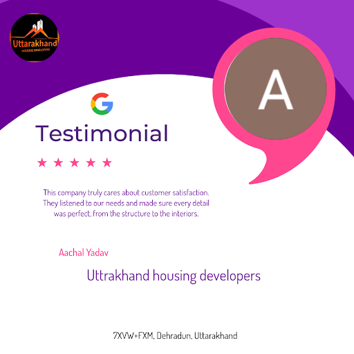 Aachal from Dehradun raves about their exceptional experience with Uttarakhand Housing Developers…