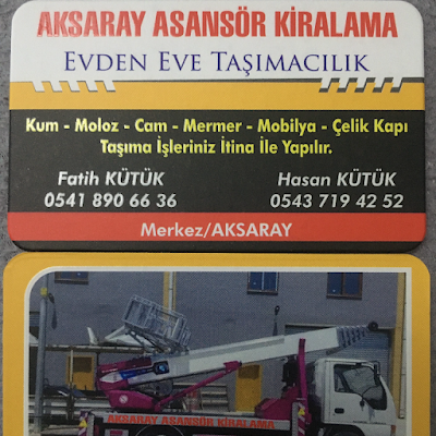 Aksaray Asansör kiralama FK