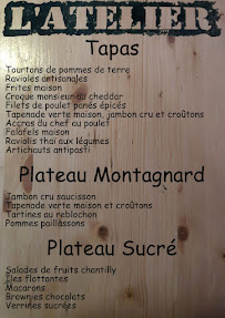 Menu L'Atelier Page 7