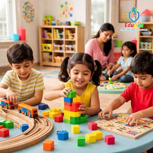 At Edufied - Playpen Kindergarten Tuition Classes in Ranjit Avenue, Amritsar, we make early educa…