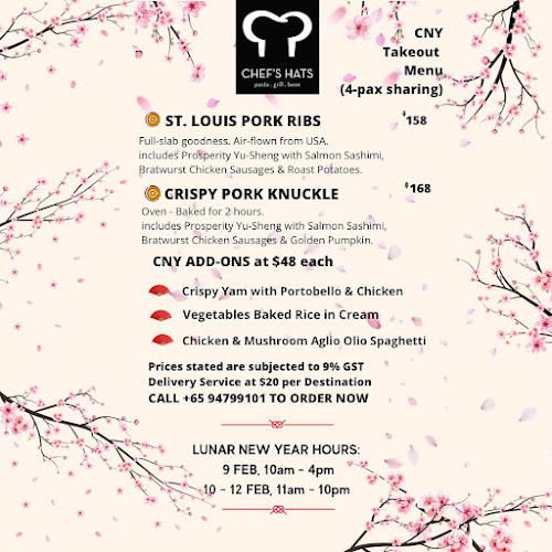 Chef's Hats - Singapore