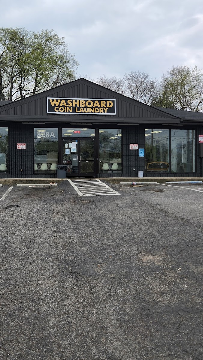 WashCo Laundry-Washboard laundromat interior in Nashville, TN