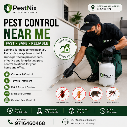 Looking for reliable Pest Control Near Me? PestNix Solutions offers safe and effective pest treat…