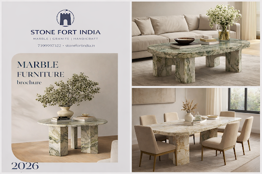 Stone fort india new marble furniture catloge ready Dm for free same and price post image