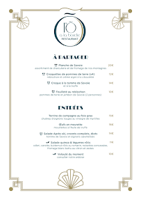 Menu Restaurant Õ à la bouche Page 1