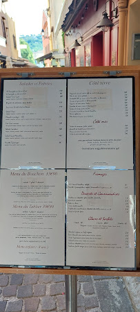 Menu Le petit bouchon Page 1