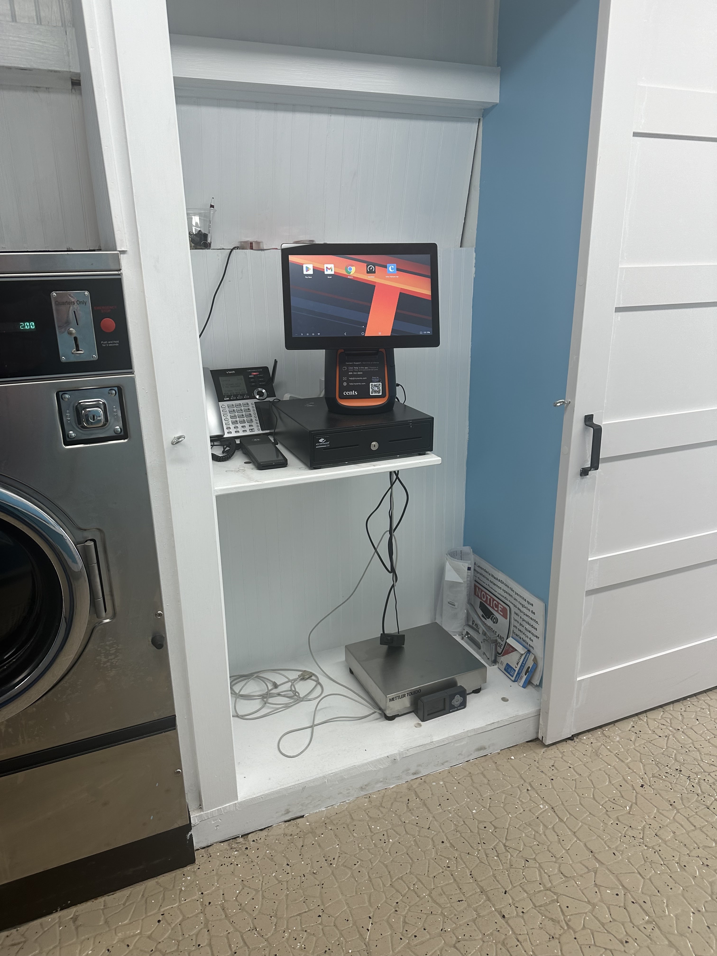 Clean laundry equipment at Wash Ashore in Oak Bluffs, MA