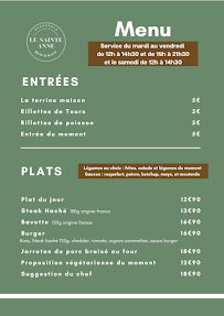 Menu Le Sainte Anne Page 7