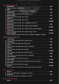 Menu TM pizza Page 1