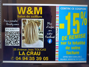 Photo n°2 de Salon WM à La Crau (Salon de coiffure)