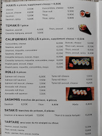 Menu Akira Sushi Page 2